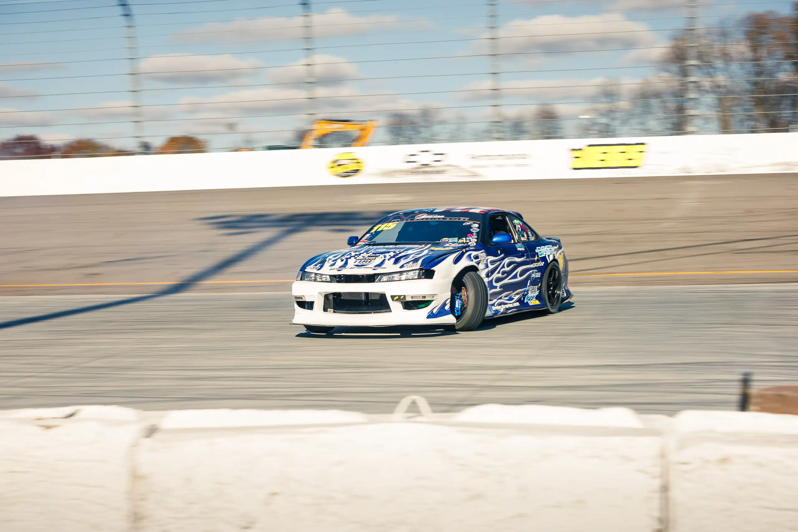 Drifting at Owosso track